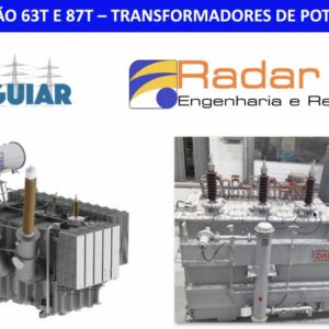 Proteção 63T e 87T - Transformador de Potência